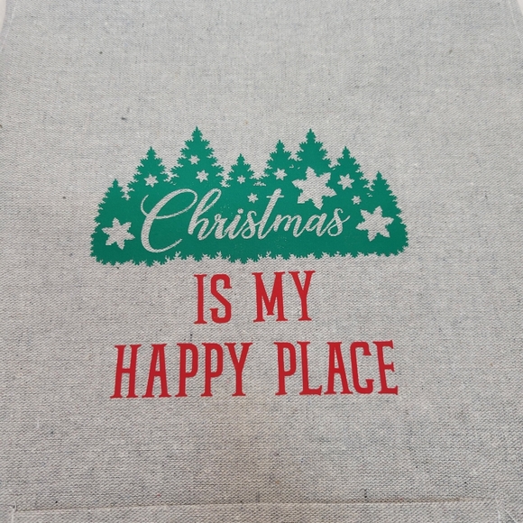 "Christmas Is My Happy Place" Apron - Picture 2 of 5
